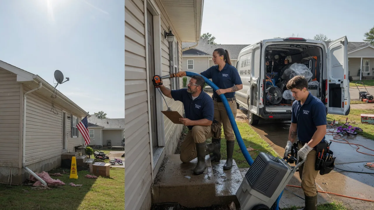 Ceiling Water Damage Restoration in Grand Valley, PA near me